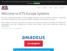 Tablet Screenshot of ictseuropesystems.com